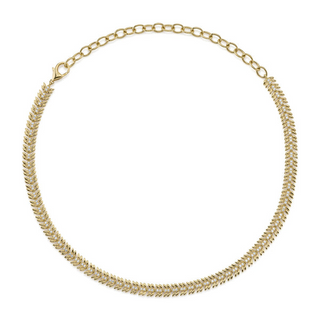 Diamond Laurel Wreath Necklace