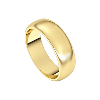 14k Yellow 6mm Band