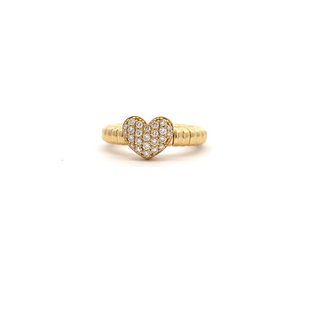 14KY GOLD 1/4 CT DIAMOND PAVE