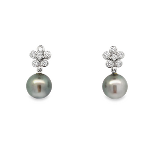 18KW GOLD "MIKIMOTO" 9-9.5MM B