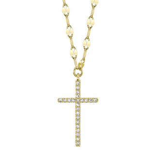 Diamond CrosS Sparkle Chain Necklace