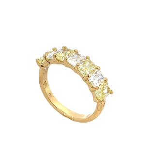 Yellow diamond band