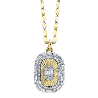 14KY GOLD 18" CUSHION SHAPED S
