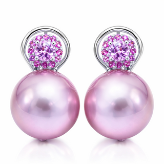 18KW GOLD 0.85CT PINK SAPPHIRE