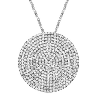Diamond Disc Pendant