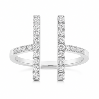 Diamond Bar Ring