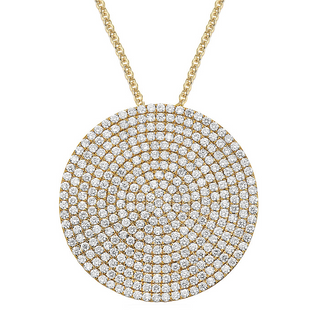 14KY GOLD 18" 2.00CT DIAMOND P