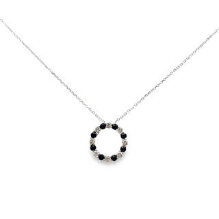 Sapphire Eternity Pendant