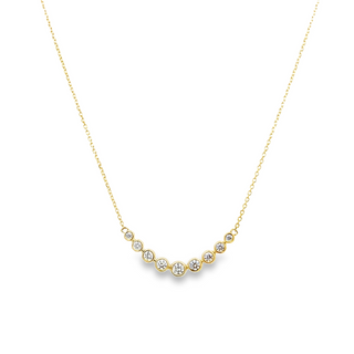 Diamond Crescent Necklace