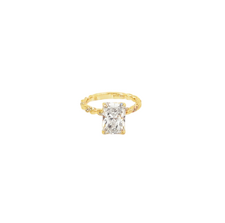 14KY GOLD 3.07CT RADIANT LAB G
