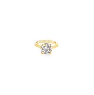 14KY GOLD 3.04CT ROUND BRILLIA