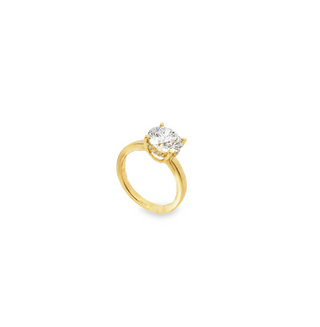 14KY GOLD 3.04CT ROUND BRILLIA
