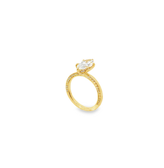 14KY GOLD 2.02CT MARQUISE AND