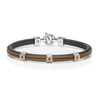 Baraka Black and Brown Rope Bracelet