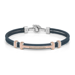 Baraka Diamond/Steel Bracelet