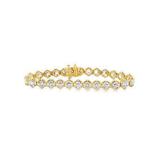 14KY GOLD 7" 19.5CT HEXAGON LA