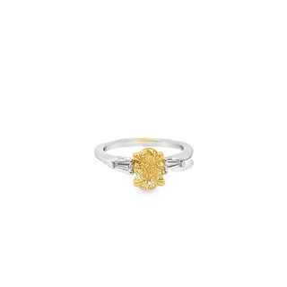 14KW GOLD 1.71CT 3-STONE LAB-G