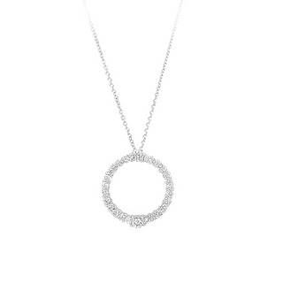 Diamond Circle Pendant