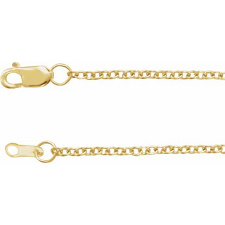 14KY GOLD 18" 1.5MM CABLE LINK