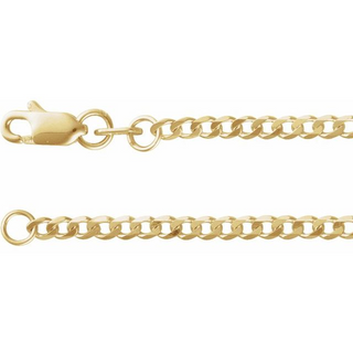 14KY GOLD 18" 1.95MM CURB LINK