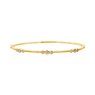 14KY GOLD 6.75" 0.31CT DIAMOND