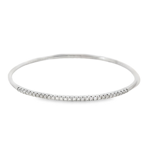 14KW GOLD 6.75" 0.38CT DIAMOND