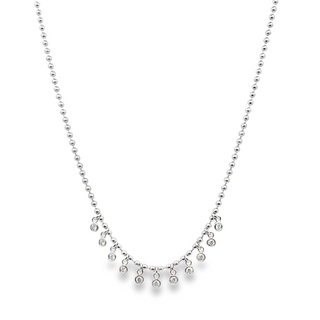 14KW GOLD 18" 0.33CT DIAMOND D