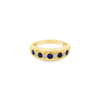 18KY GOLD ROUND ALTERNATING "G