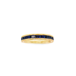 18KY GOLD 1.44CT SAPPHIRE BAGU