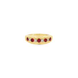 18KY GOLD ROUND ALTERNATING "G