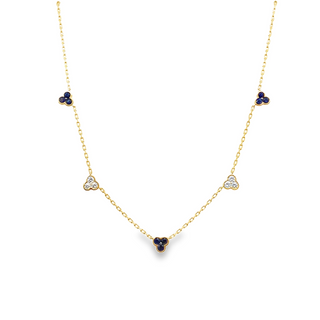 18KY GOLD 16-18" TRINITY STATI