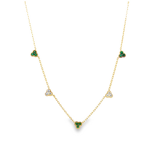 18KY GOLD 16-18" TRINITY STATI