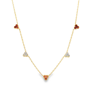 18KY GOLD 16-18" TRINITY STATI