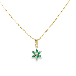 18KY GOLD 16-18" "DAFFODIL GAR