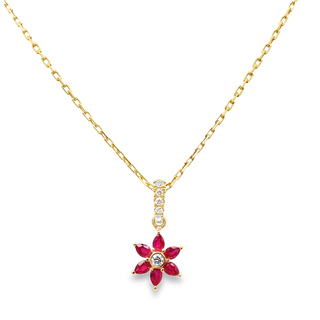 18KY GOLD 16-18" "DAFFODIL GAR