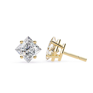 Princess Cut Studs