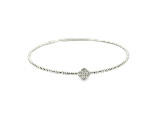 Clover Beaded Bangle