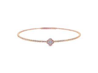 Clover Beaded Bangle