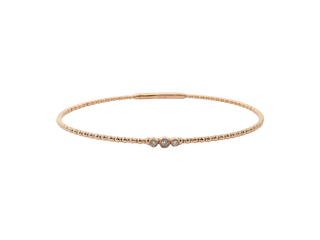 3-Stone Beaded Bangle