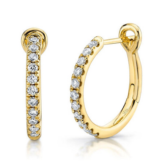 Shy Diamond Hoops
