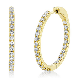 14KY GOLD 1.30CT INSIDE OUT DI