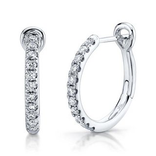 Diamond Small Hoops