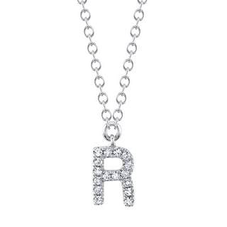 14KW GOLD 18" 0.03CT DIAMOND T