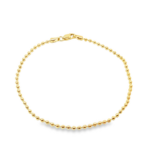 2mm Beaded Link Bracelet