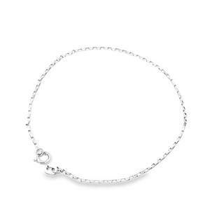 Elongated Box Link Bracelet