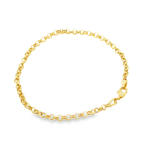 Hollow Rolo Link Bracelet