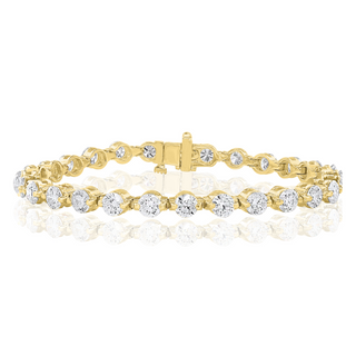 Diamond Shared Prong Tennis Bracelet