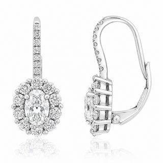 18KW GOLD 1.73CT DIAMOND HALO