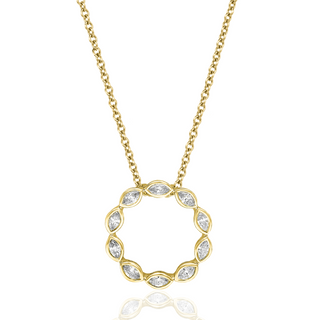 Marquise Diamond Eternity Pendant