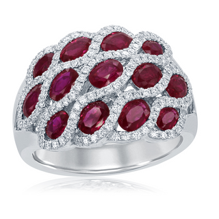 Ruby Cluster Ring